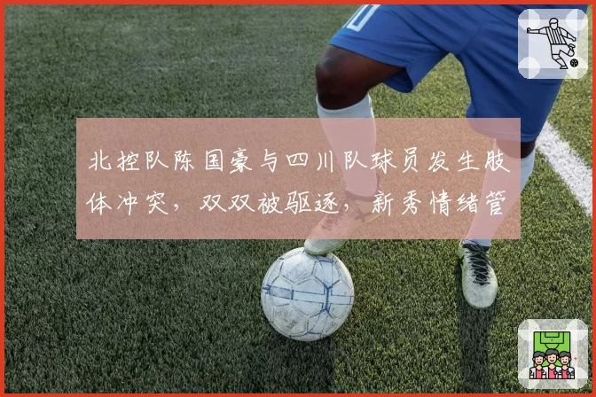 北控队陈国豪与四川队球员发生肢体冲突，双双被驱逐，新秀情绪管理有待加强？