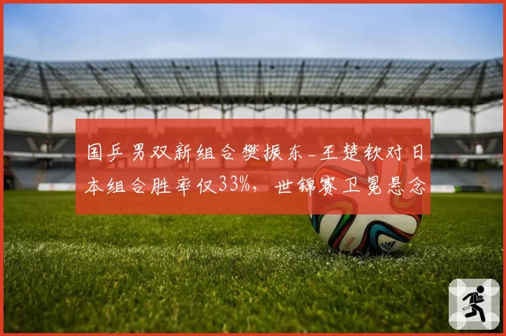 国乒男双新组合樊振东_王楚钦对日本组合胜率仅33%,世锦赛卫冕悬念陡增